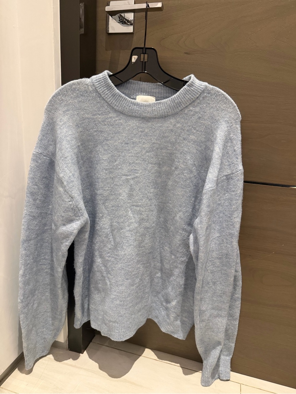 H&M Pale Blue Crewneck Sweater